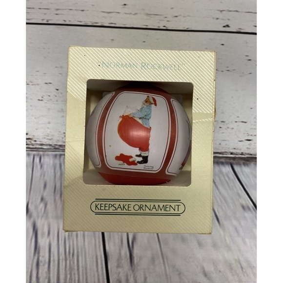Hallmark Other - Norman Rockwell Collection Christmas Ornament In Box 1982 Hallmark